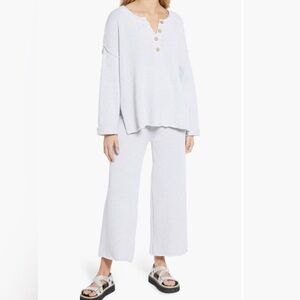 Hailee Sweater Set in Ivory Heather - XS - Free People